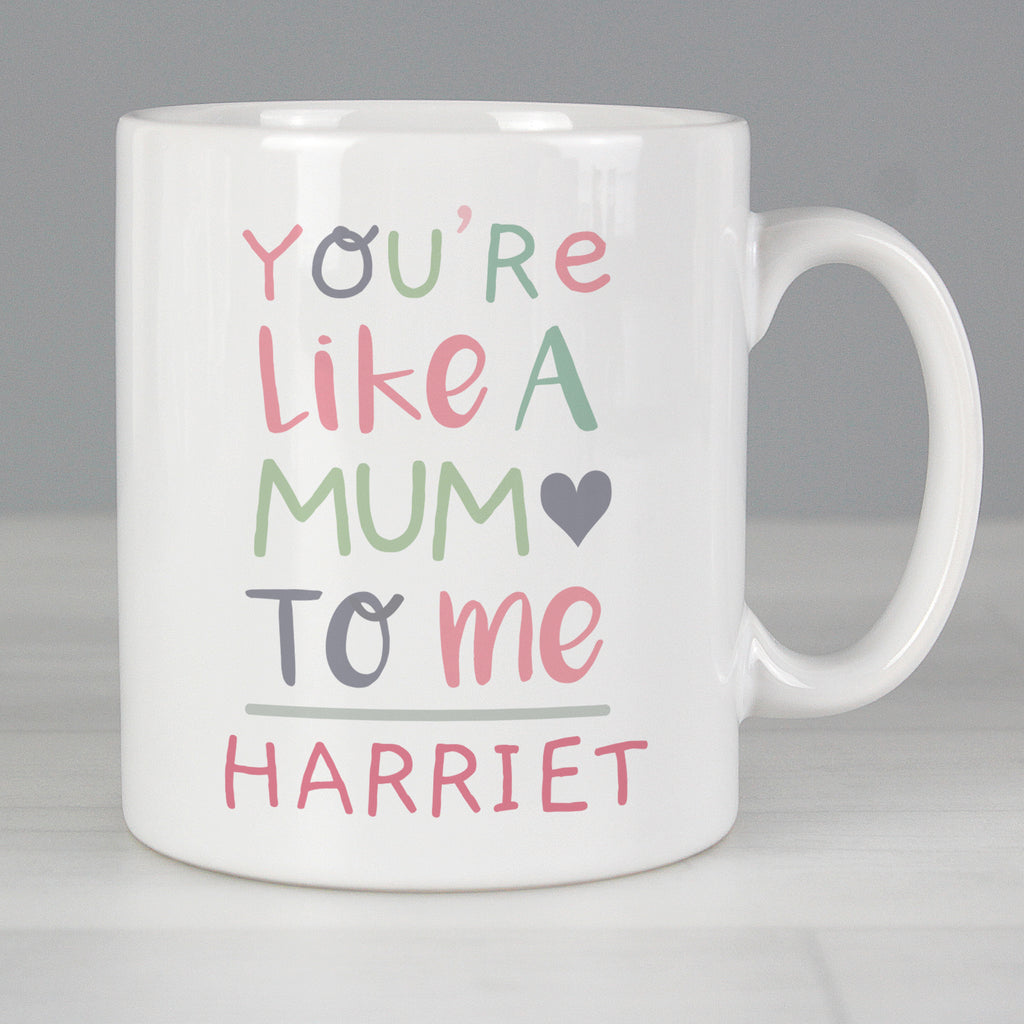 Personalised You're Like A Mum To Me Mug