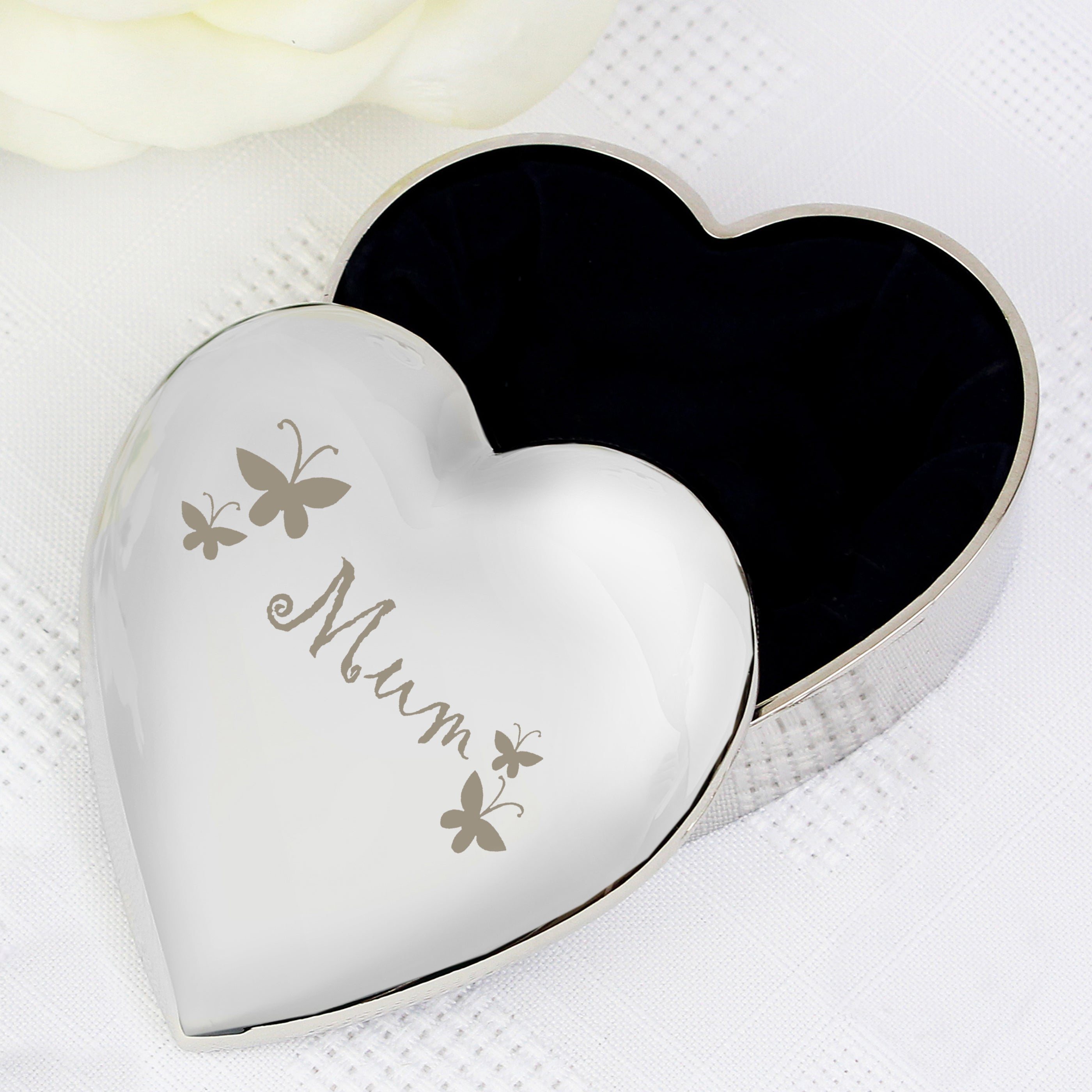 Trinket, Jewellery & Keepsake Boxes Mum Butterflies Heart Trinket Box