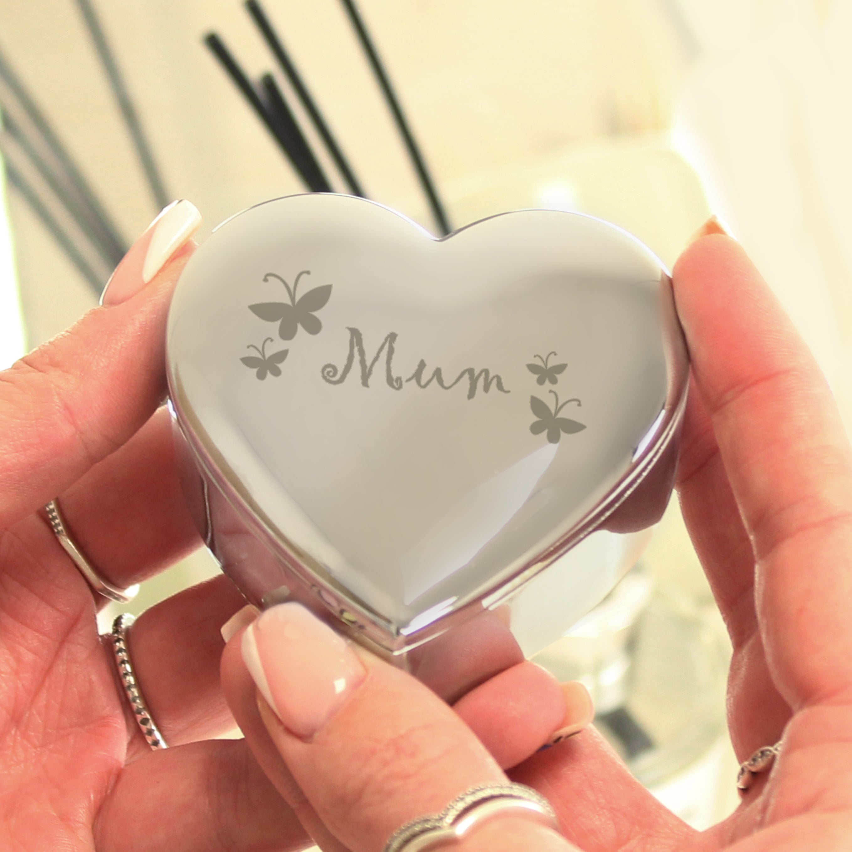 Trinket, Jewellery & Keepsake Boxes Mum Butterflies Heart Trinket Box