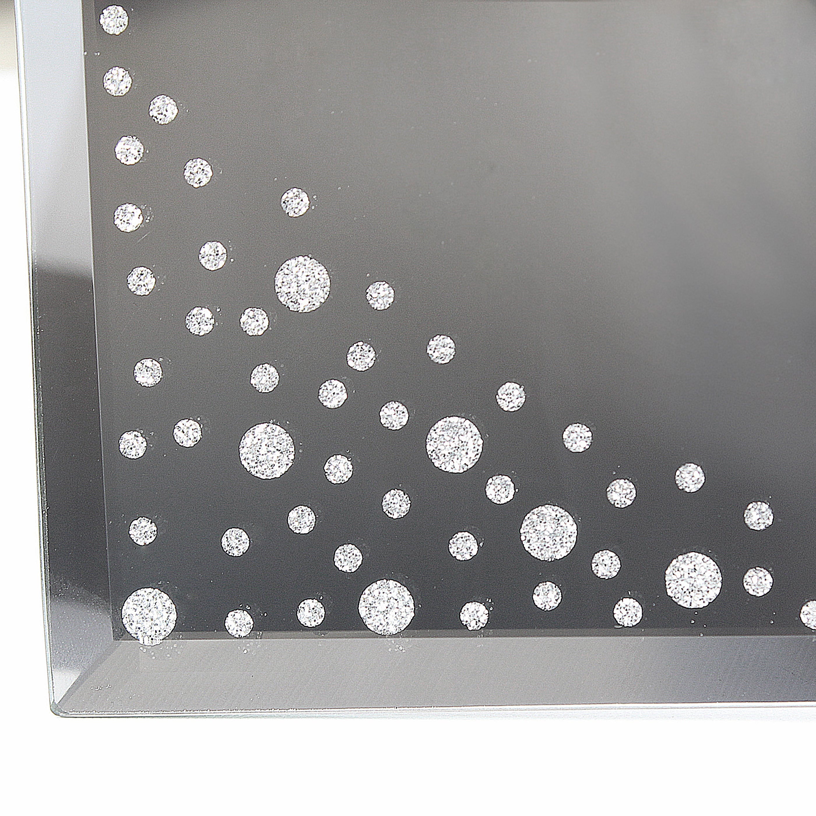 Trinket, Jewellery & Keepsake Boxes Personalised Any Message Diamante Glass Trinket Box