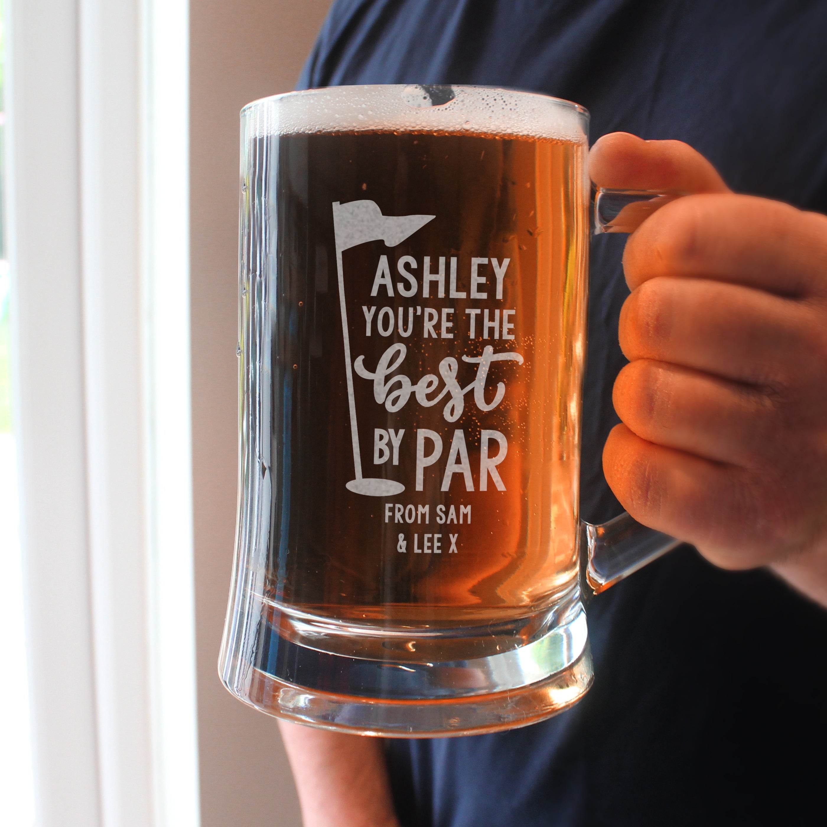 Glasses & Barware Personalised Best By Par Tankard