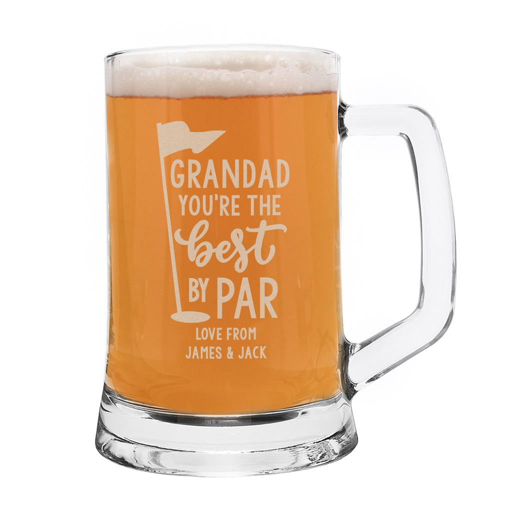 Glasses & Barware Personalised Best By Par Tankard