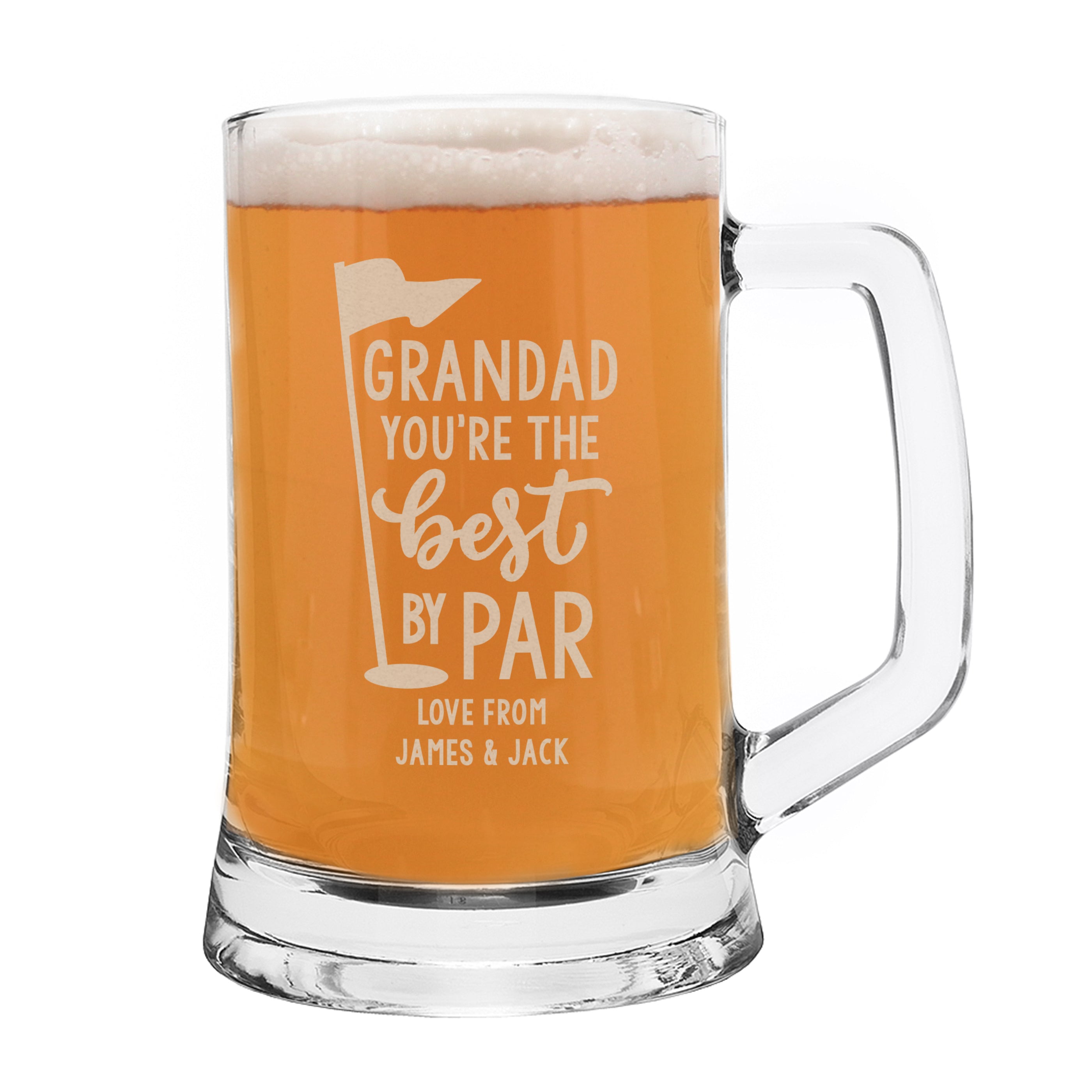 Glasses & Barware Personalised Best By Par Tankard