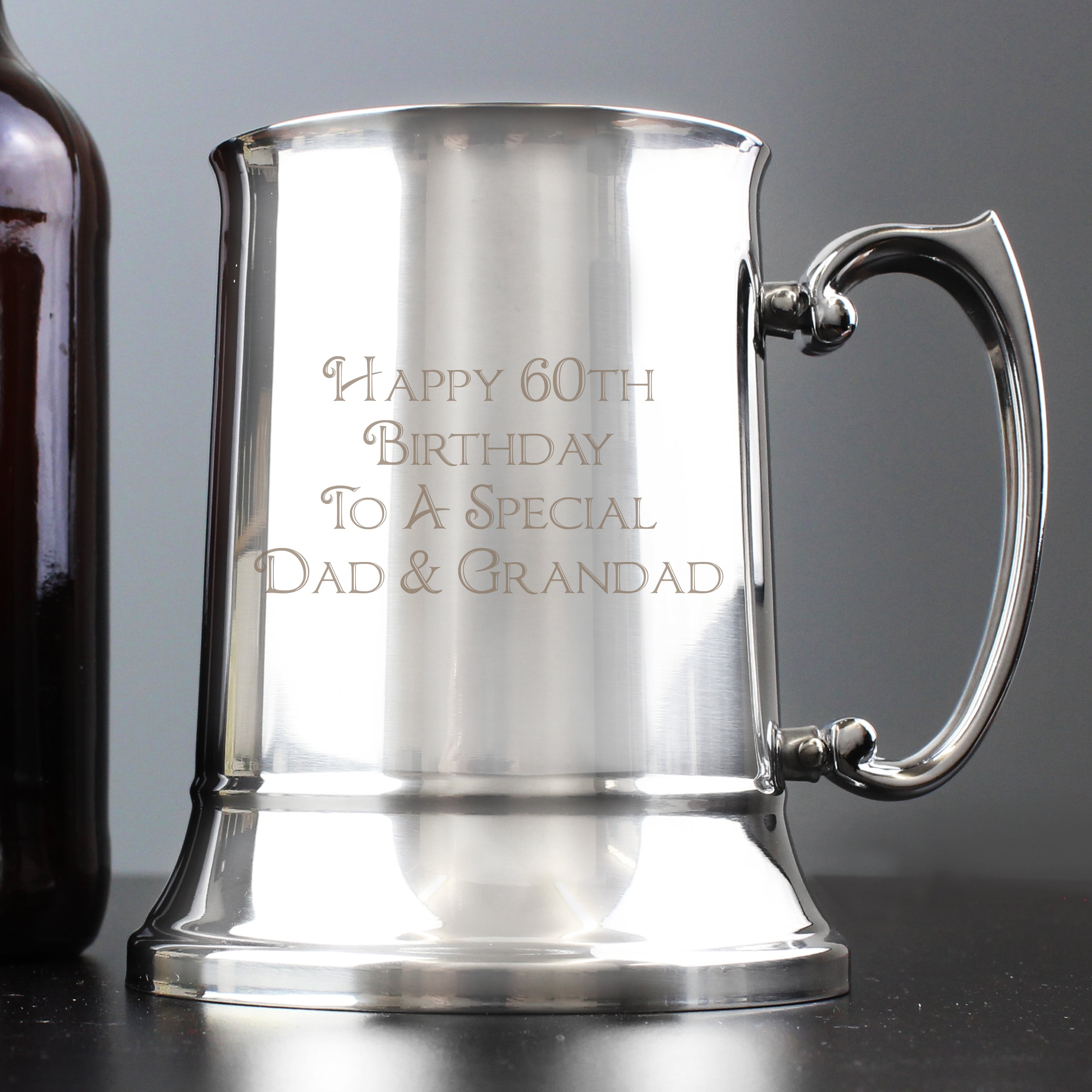 Glasses & Barware Personalised Bold Message Stainless Steel Tankard