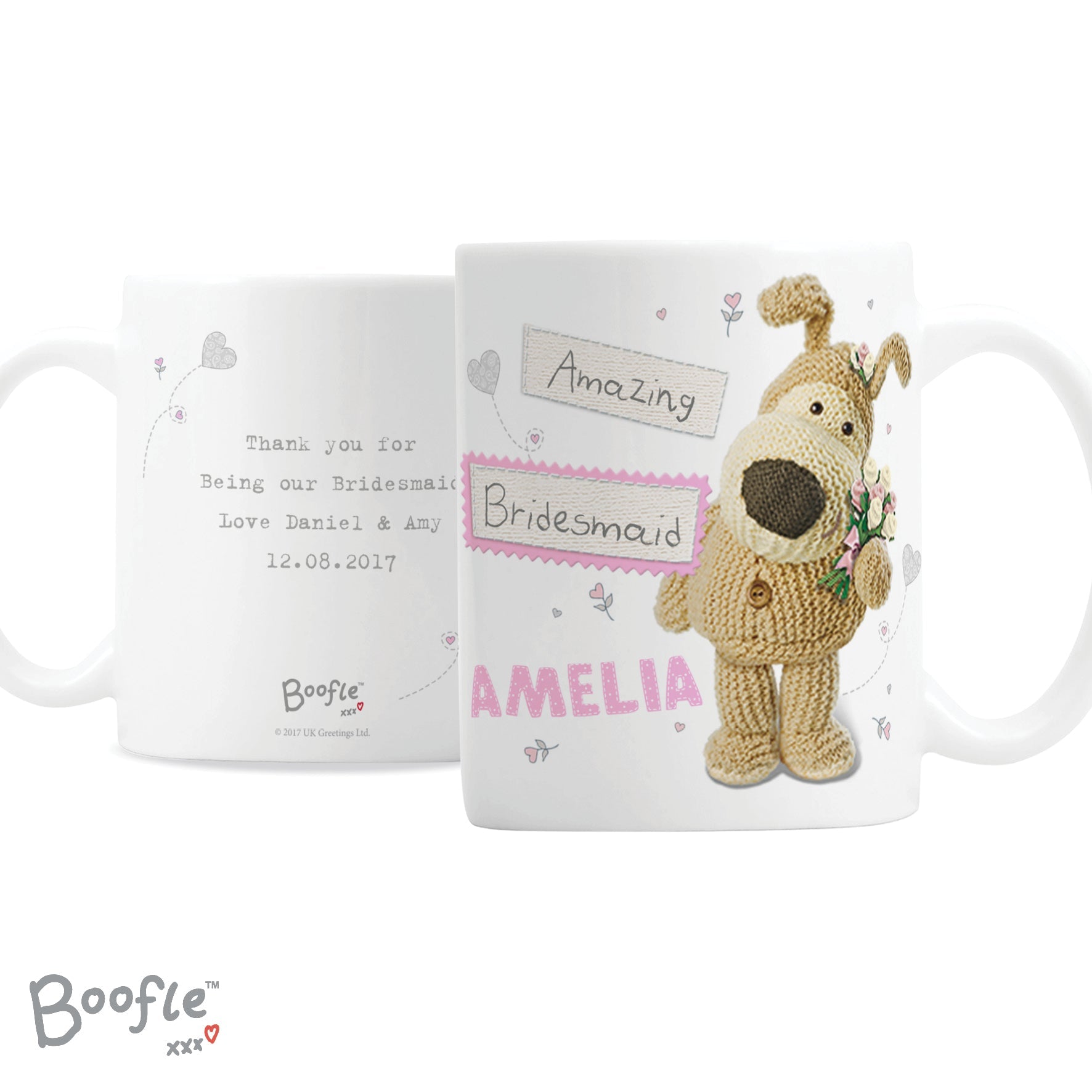 Mugs Personalised Boofle Female Wedding Mug