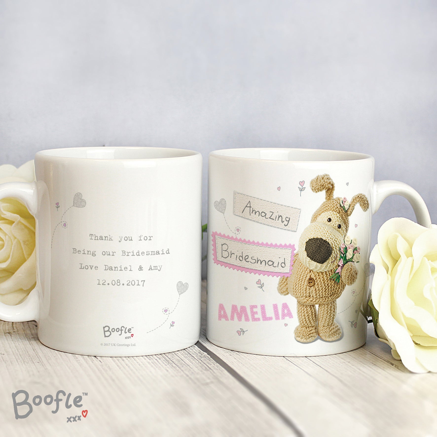 Mugs Personalised Boofle Female Wedding Mug