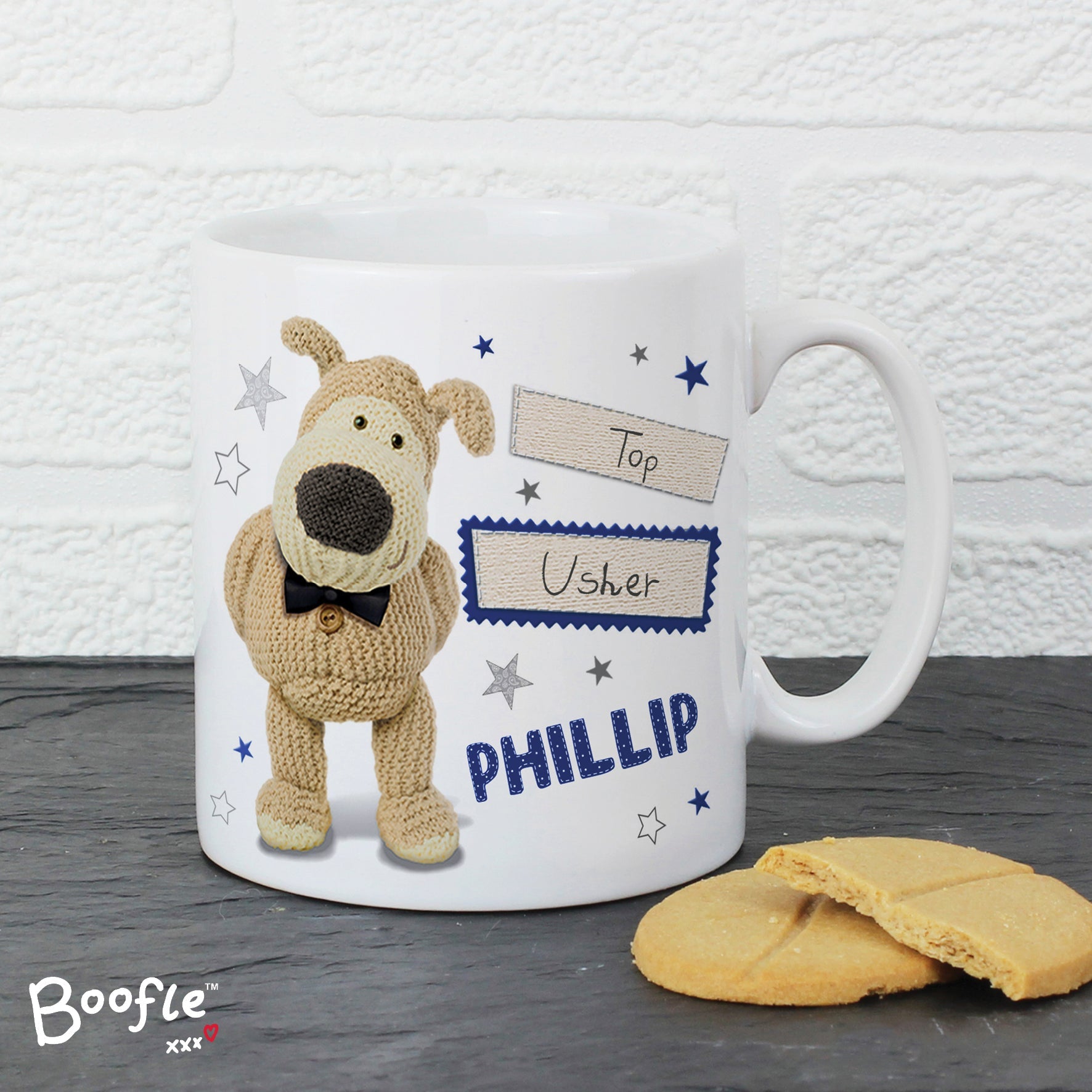 Mugs Personalised Boofle Male Wedding Mug