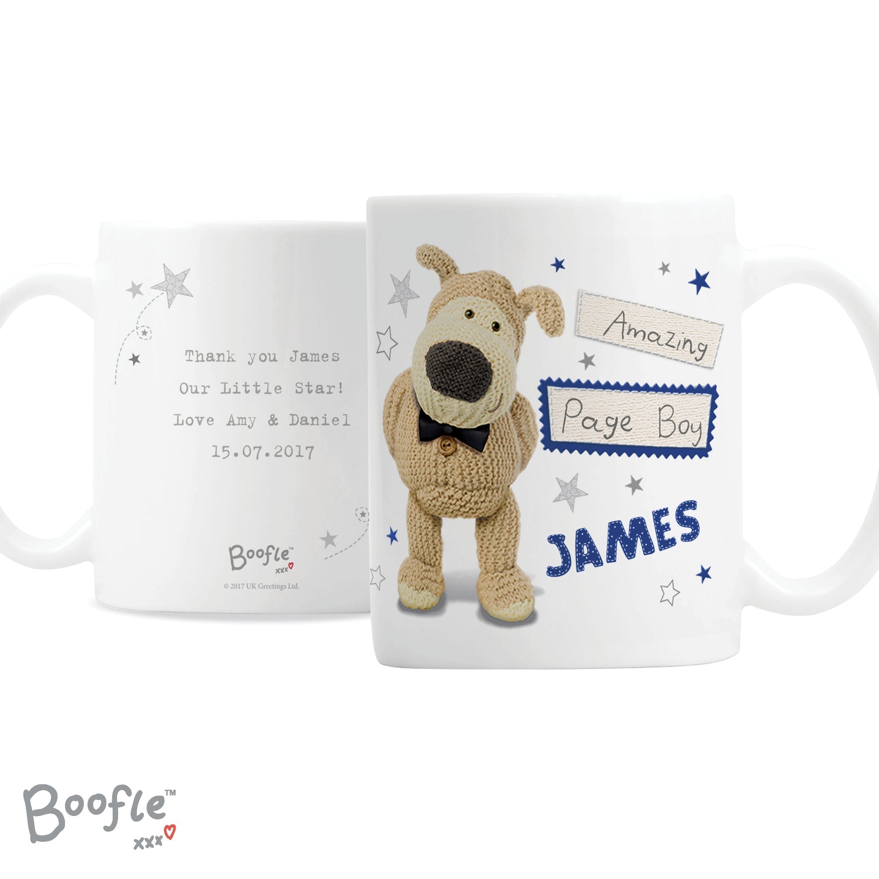 Mugs Personalised Boofle Male Wedding Mug