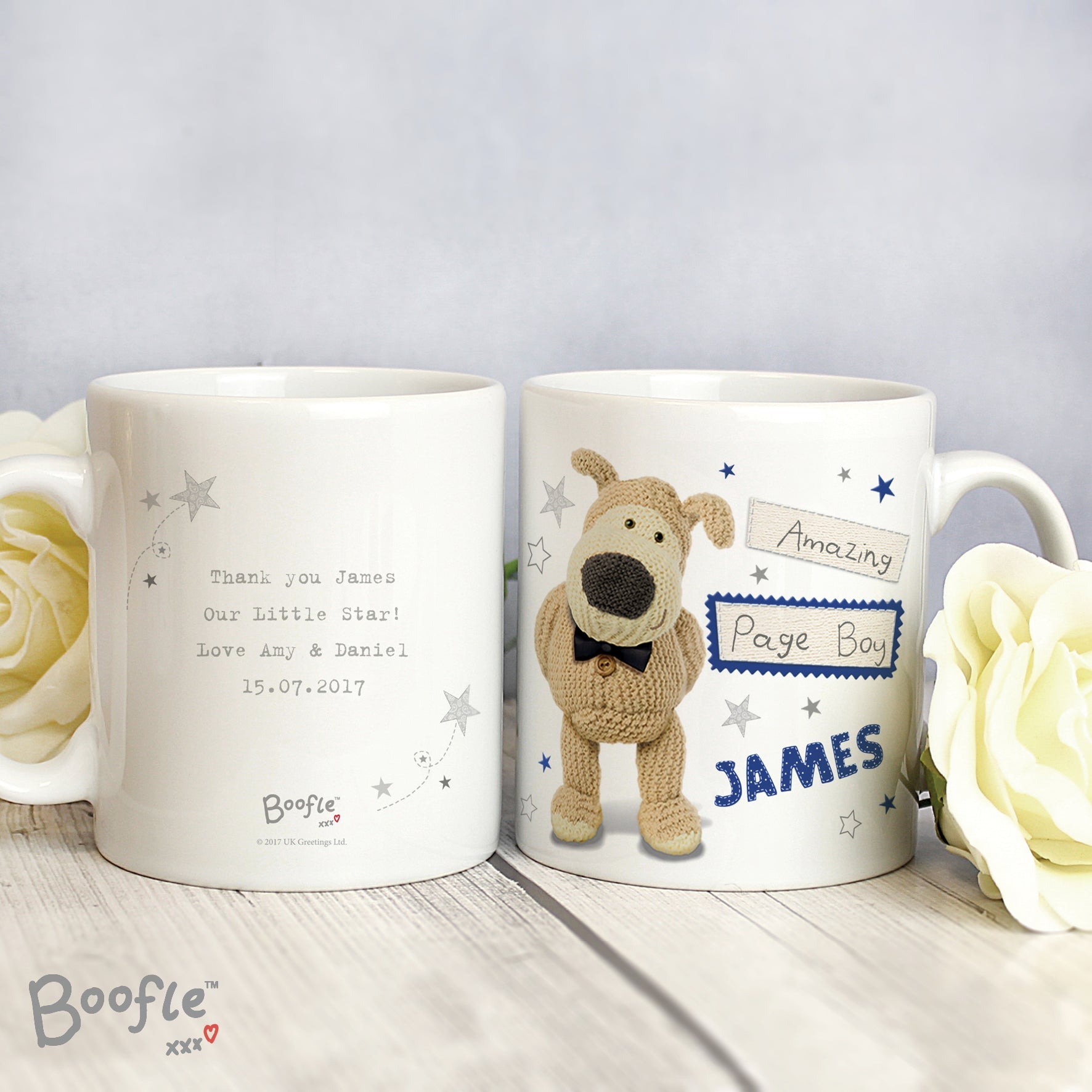 Mugs Personalised Boofle Male Wedding Mug
