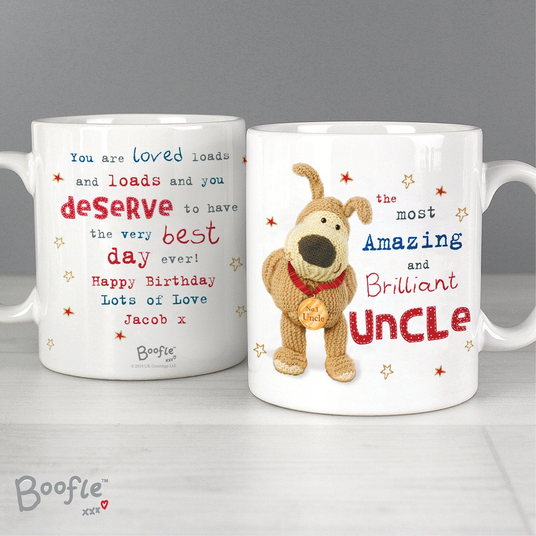 Licensed Products Personalised Boofle Medal Mug