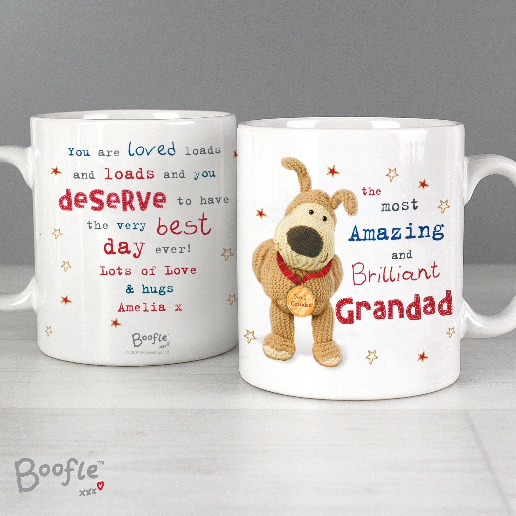 Licensed Products Personalised Boofle Medal Mug