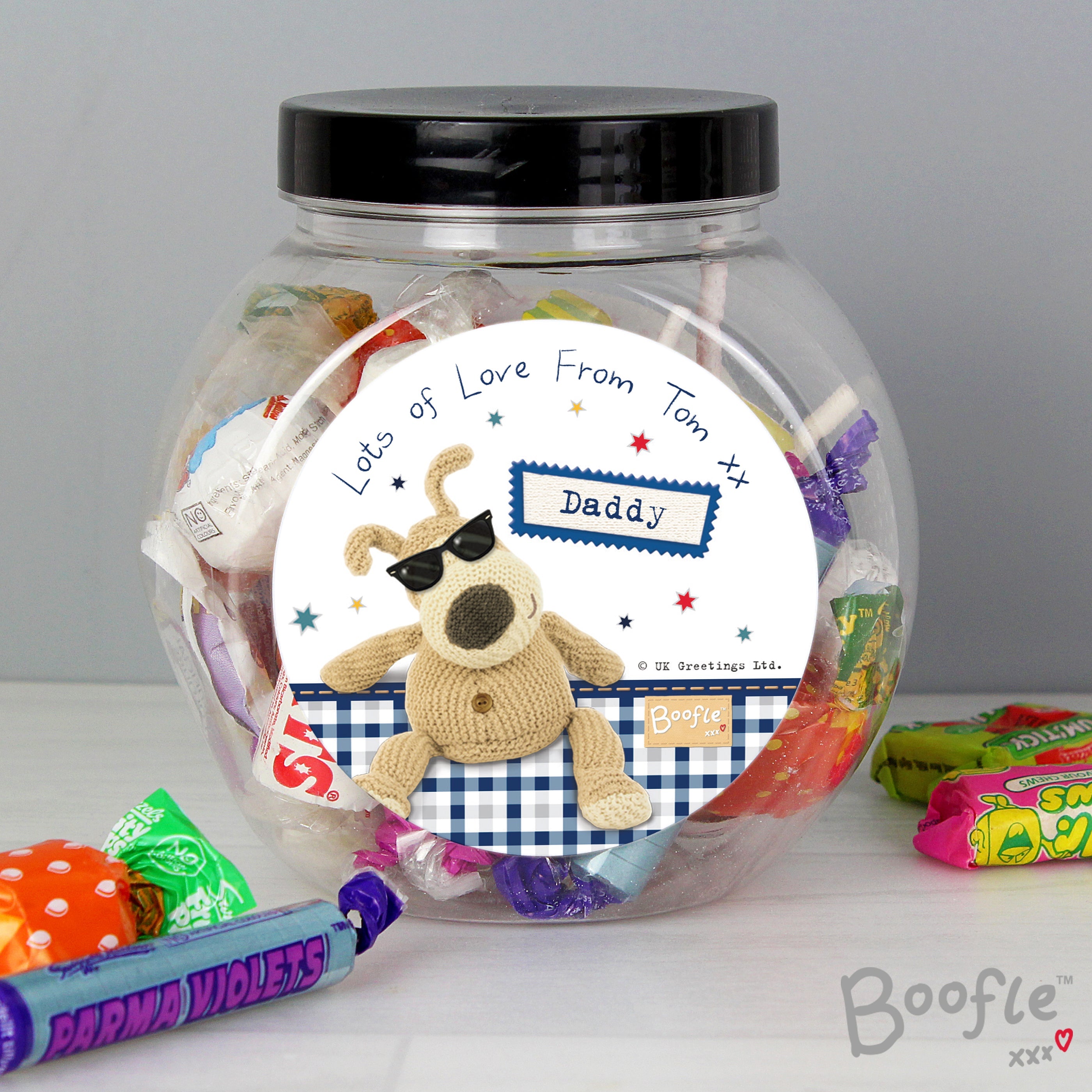 Confectionery Personalised Boofle Stars Sweet Jar