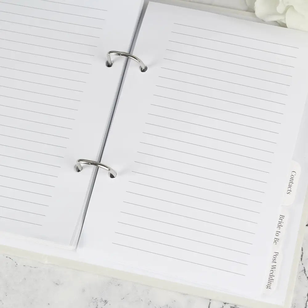 Stationery & Pens Personalised Botanical Border Wedding Planner