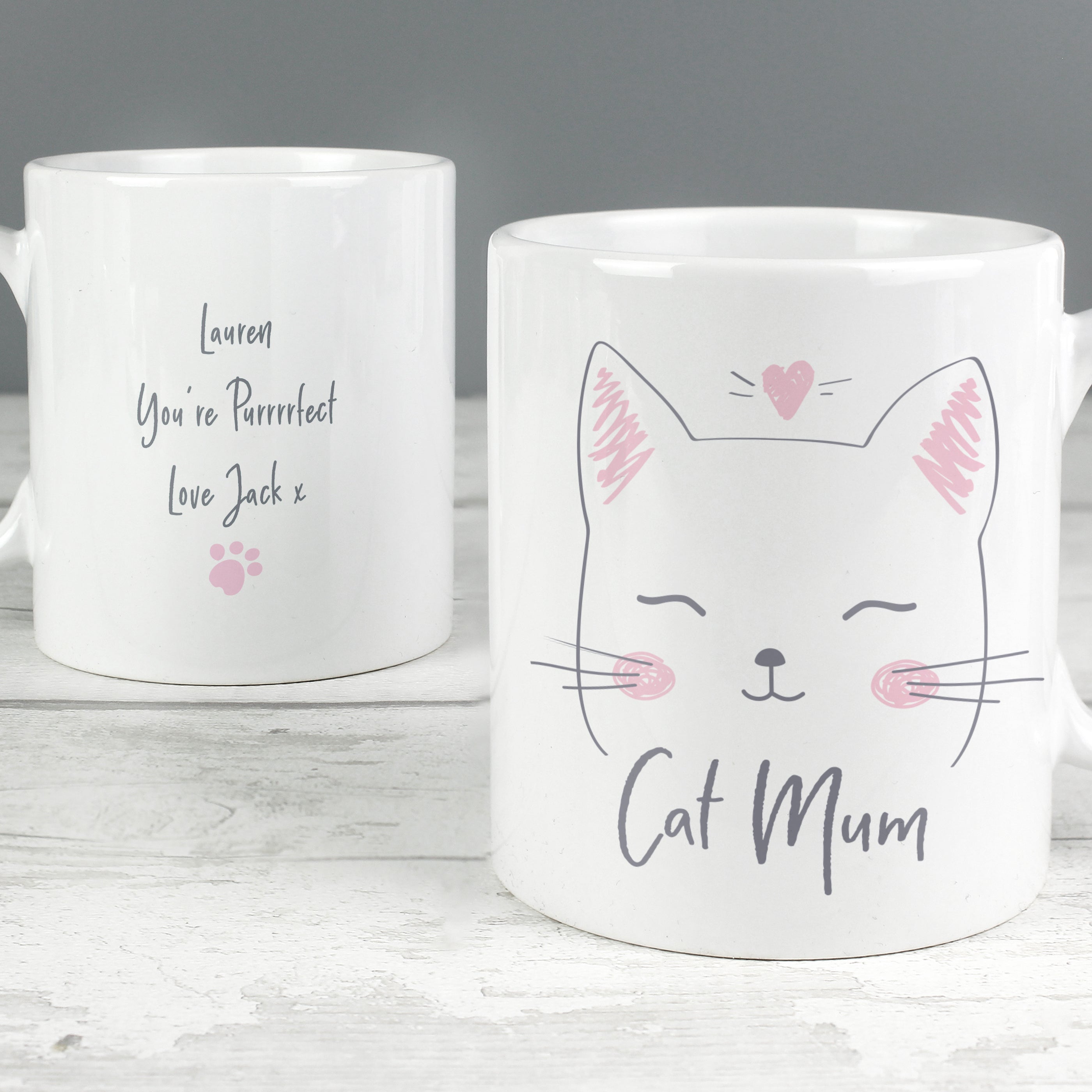 Mugs Personalised Cat Mum Mug