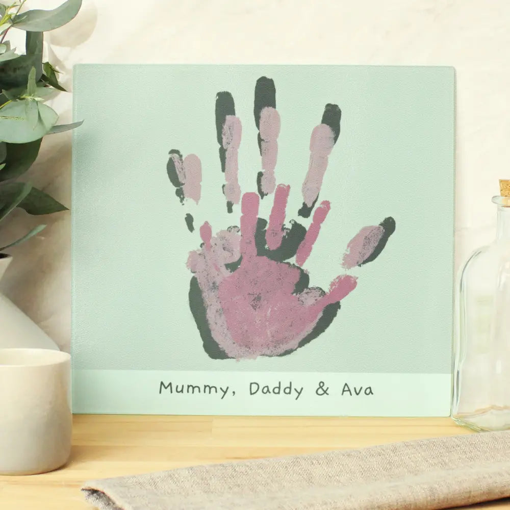 Kitchen, Baking & Dining Gifts Personalised Childrens Drawing Photo Upload Glass Chopping Board/Worktop Saver