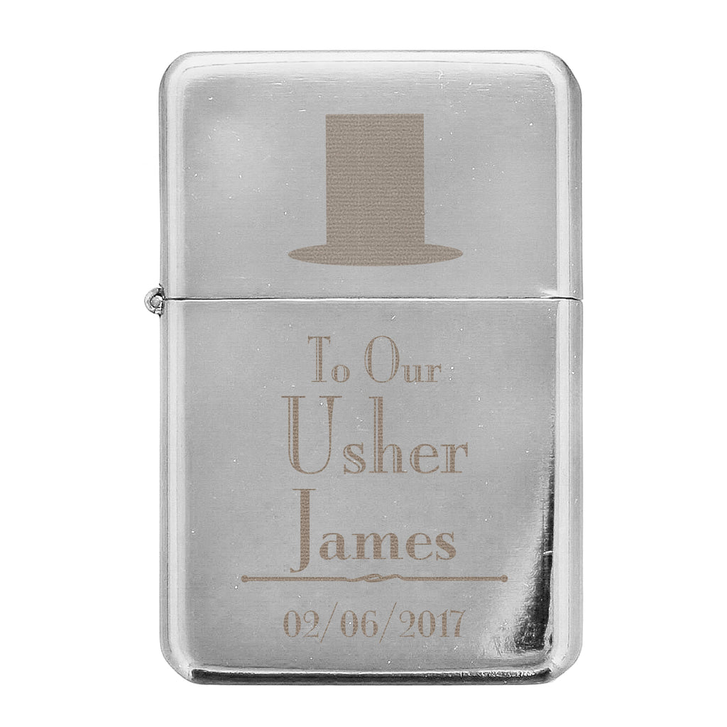 Keepsakes Personalised Decorative Wedding Usher Lighter