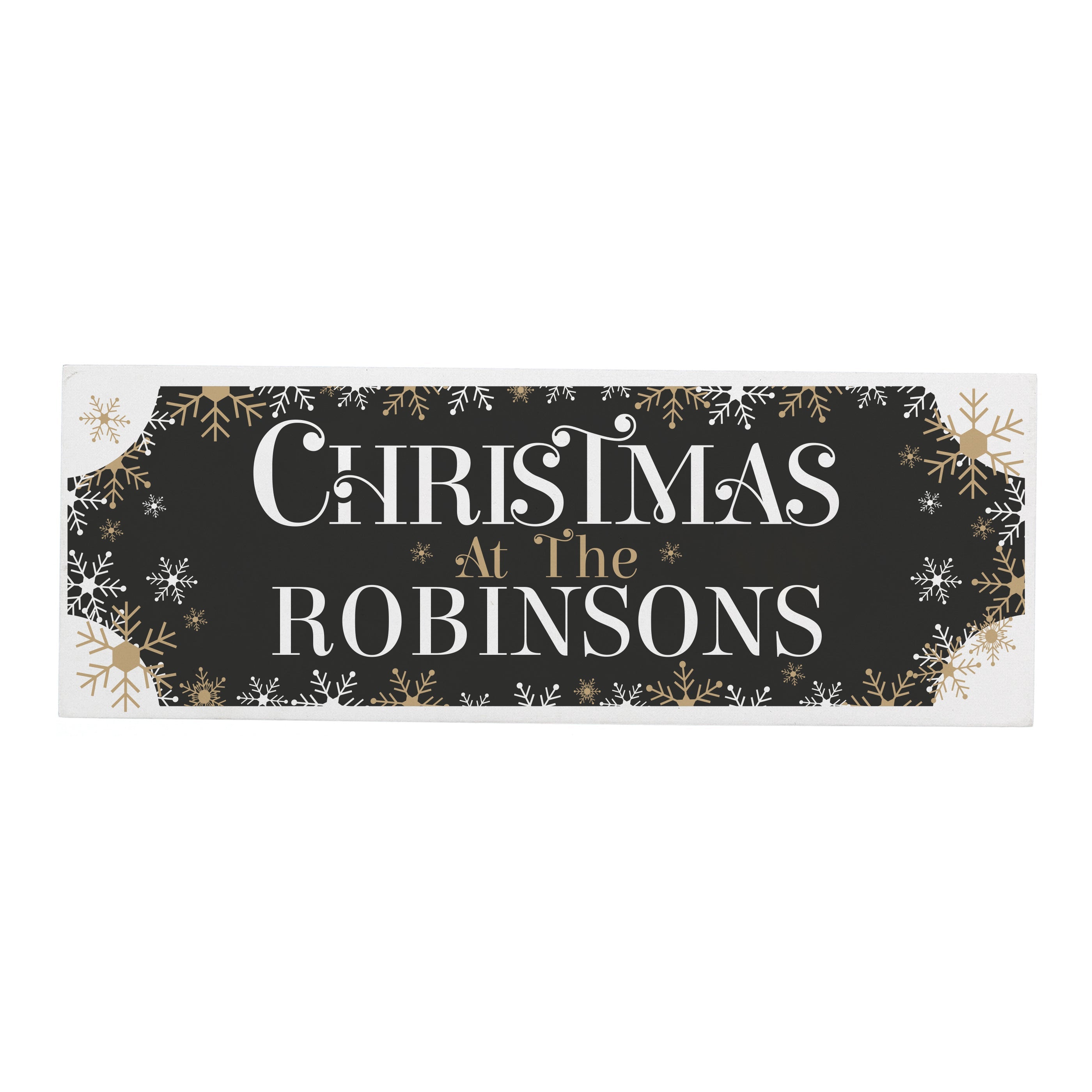 Christmas Decorations Personalised Family Christmas Wooden Mantel Decoration