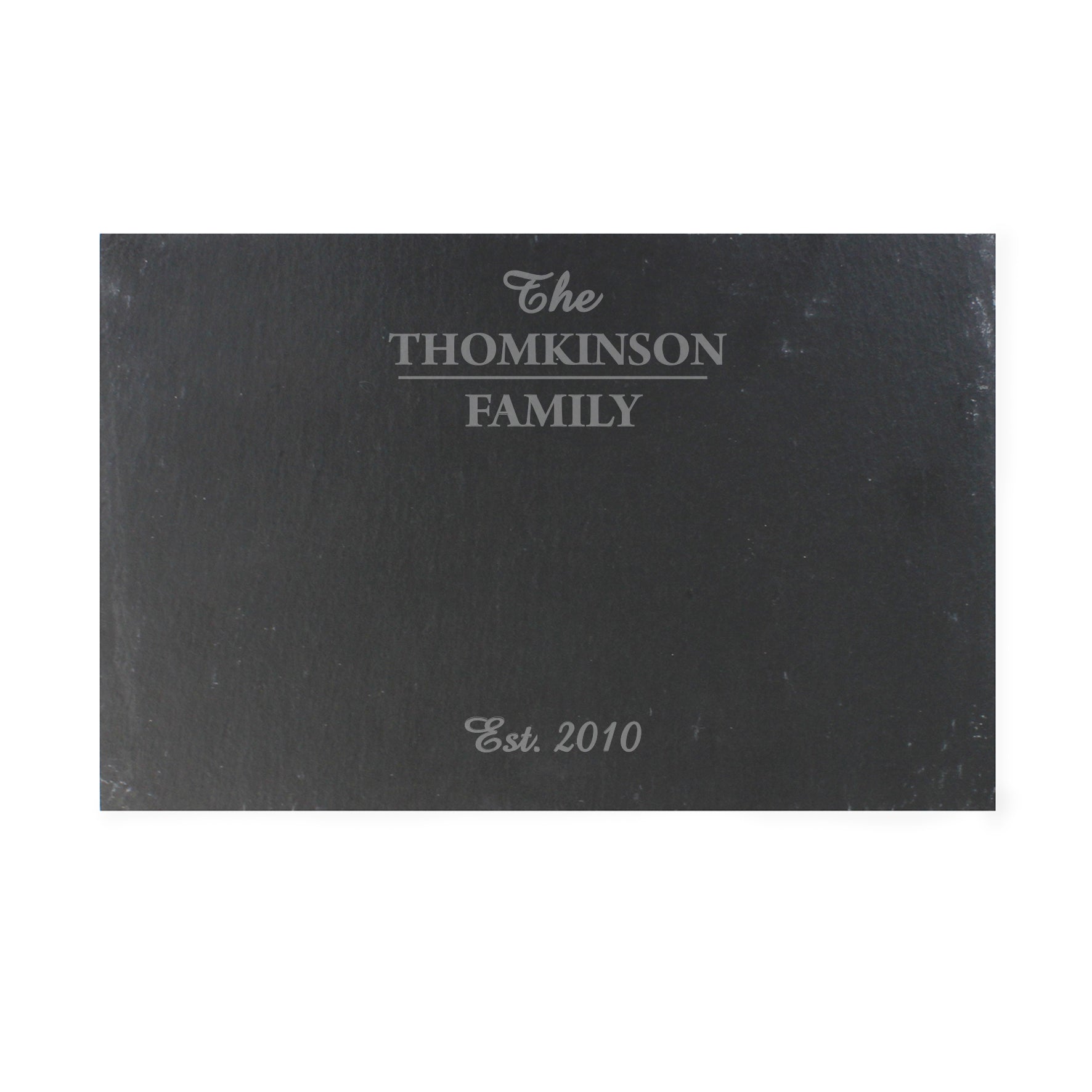 Kitchen, Baking & Dining Gifts Personalised Family Slate Placemat