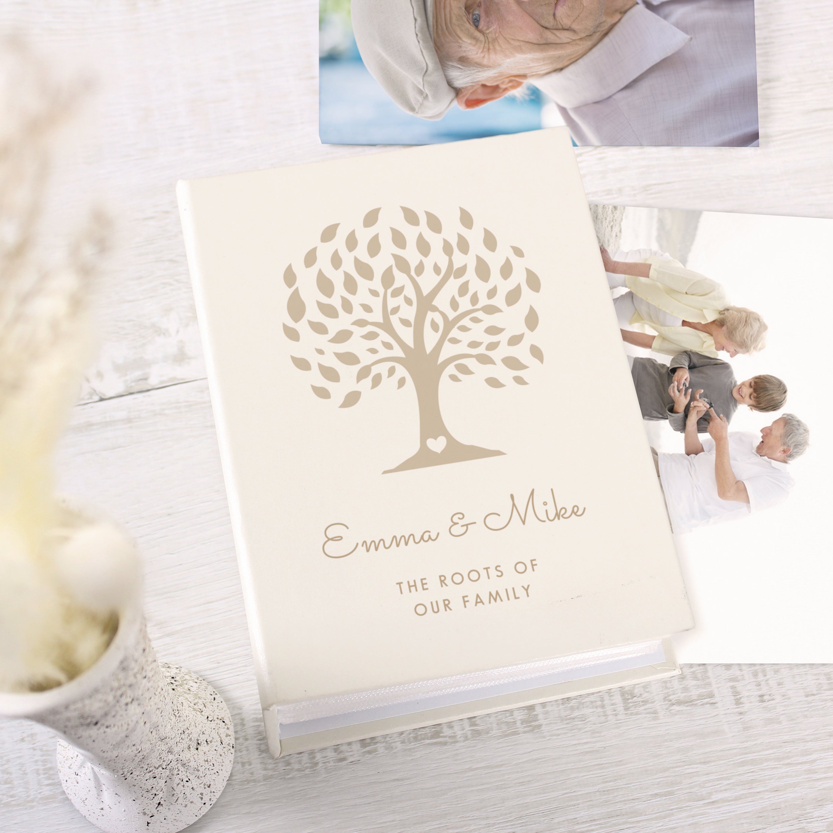 Photo Frames, Albums and Guestbooks Personalised Family Tree 6x4 Photo Album with Sleeves