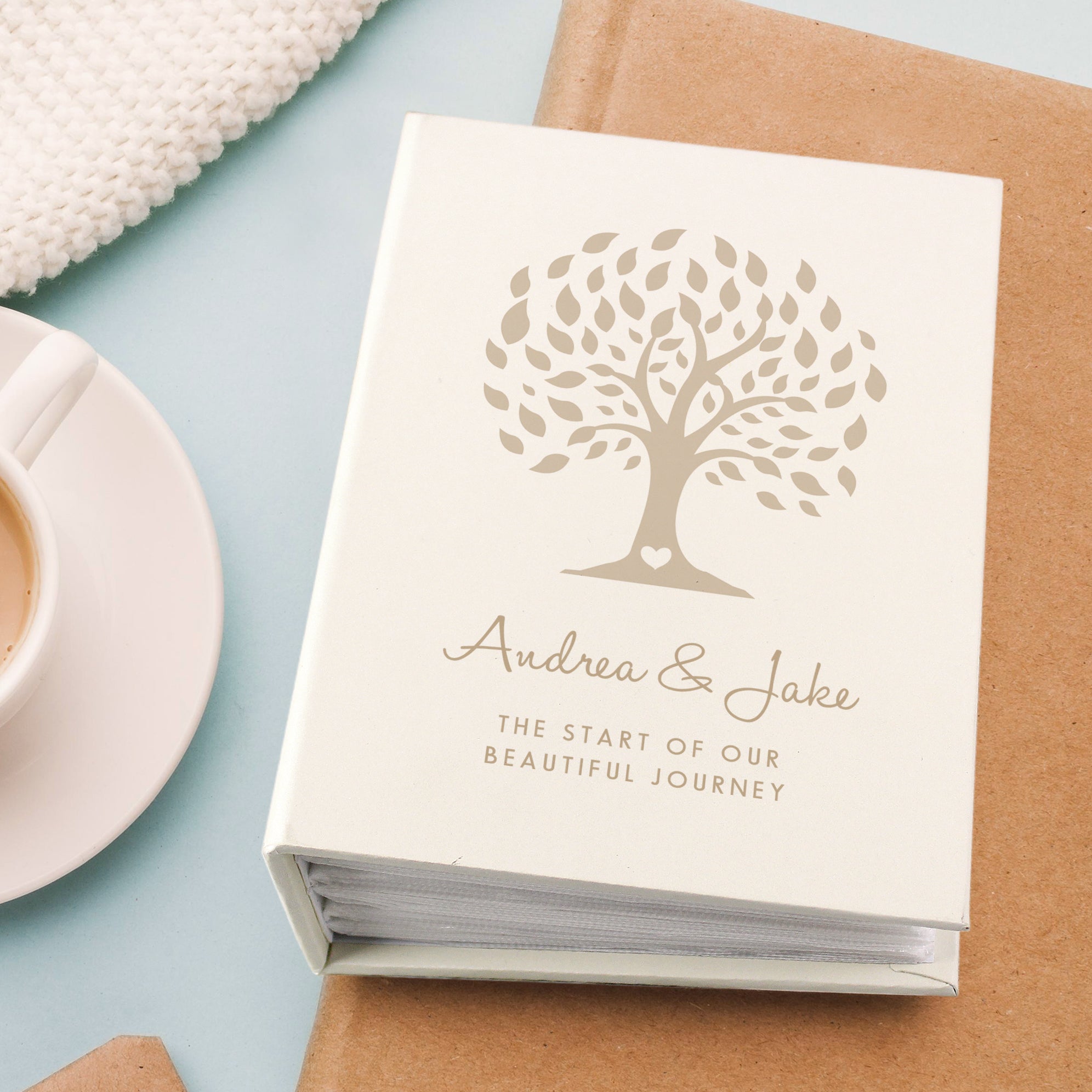 Photo Frames, Albums and Guestbooks Personalised Family Tree 6x4 Photo Album with Sleeves