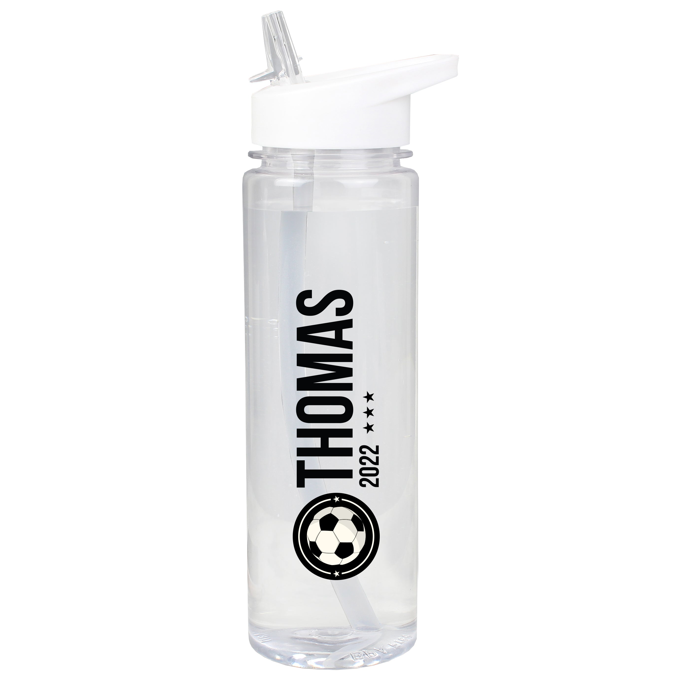 Drinks Bottles Personalised Football Badge Water Bottle