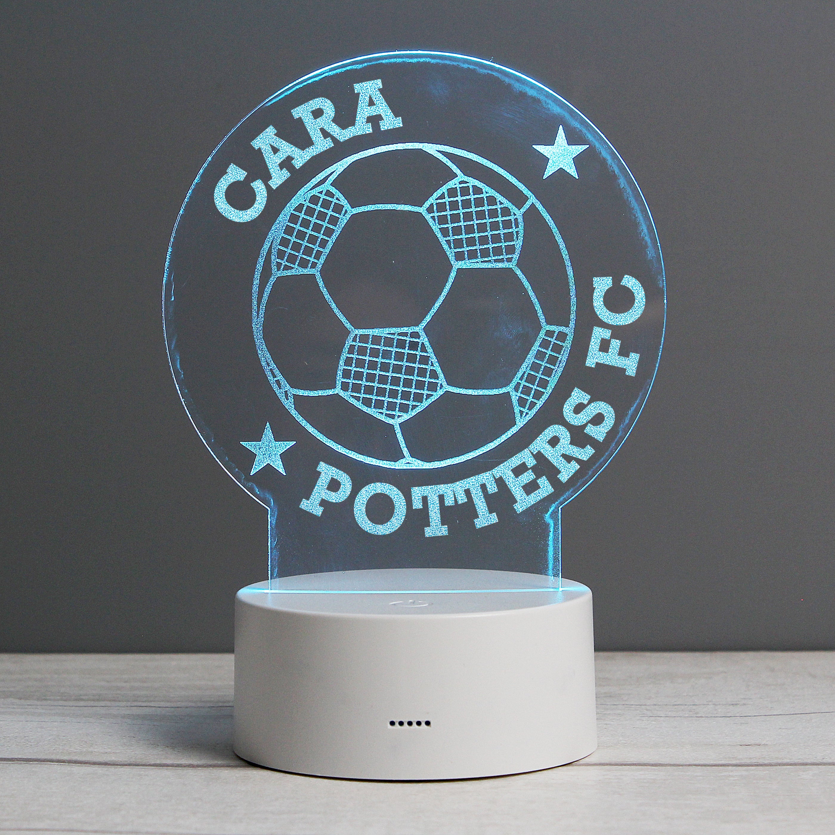 Candles & Reed Diffusers Personalised Football LED Colour Changing Desk Night Light