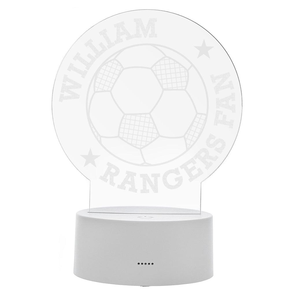 Candles & Reed Diffusers Personalised Football LED Colour Changing Desk Night Light