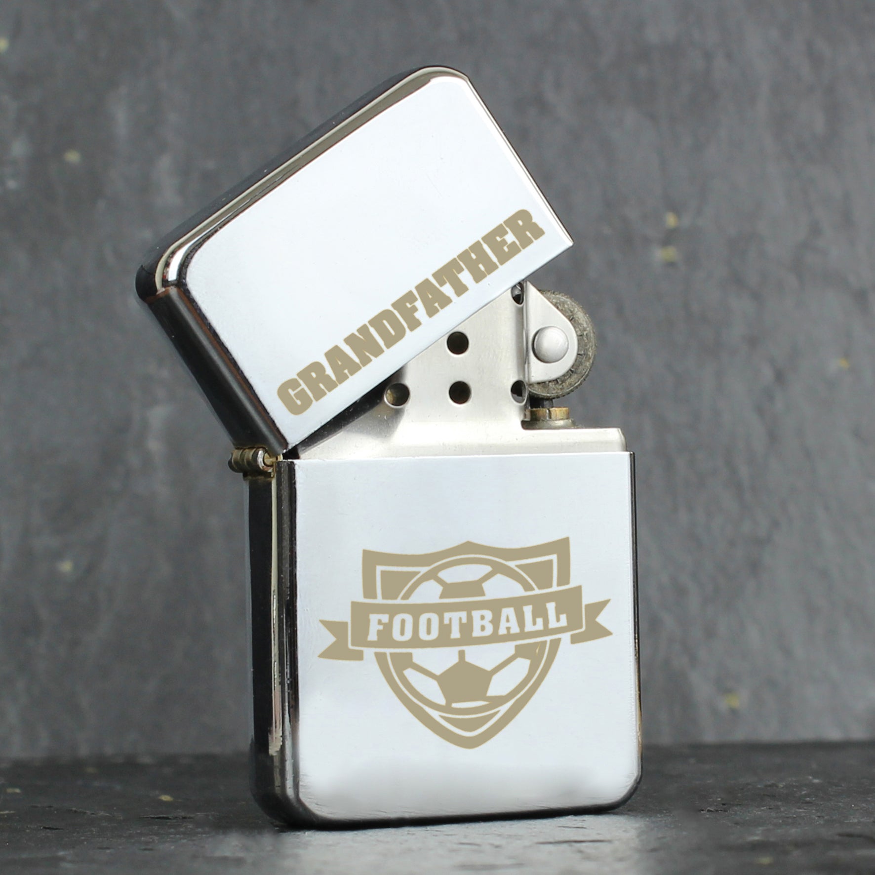 Keepsakes Personalised Football Lighter