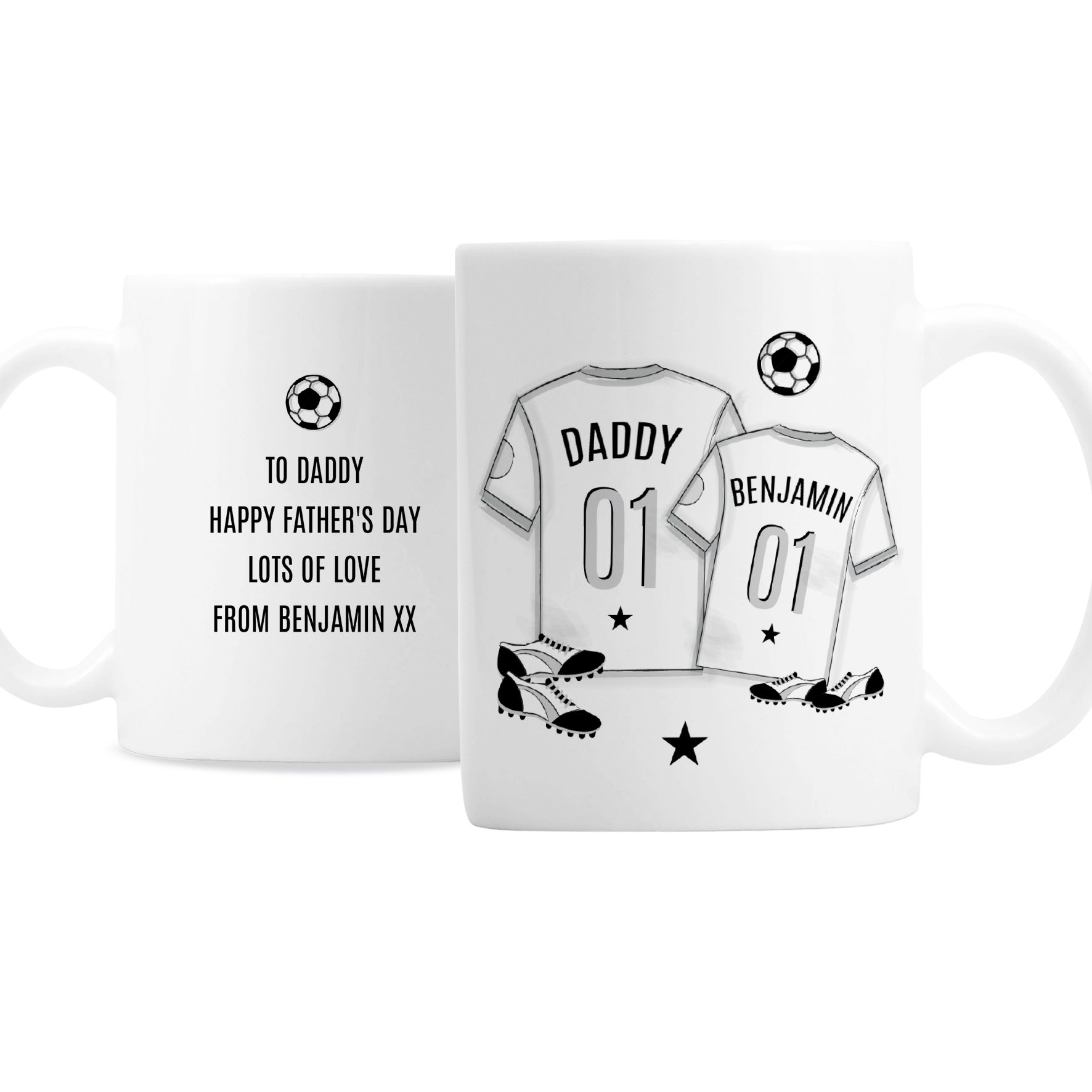 Mugs Personalised Football Mini Me Mug