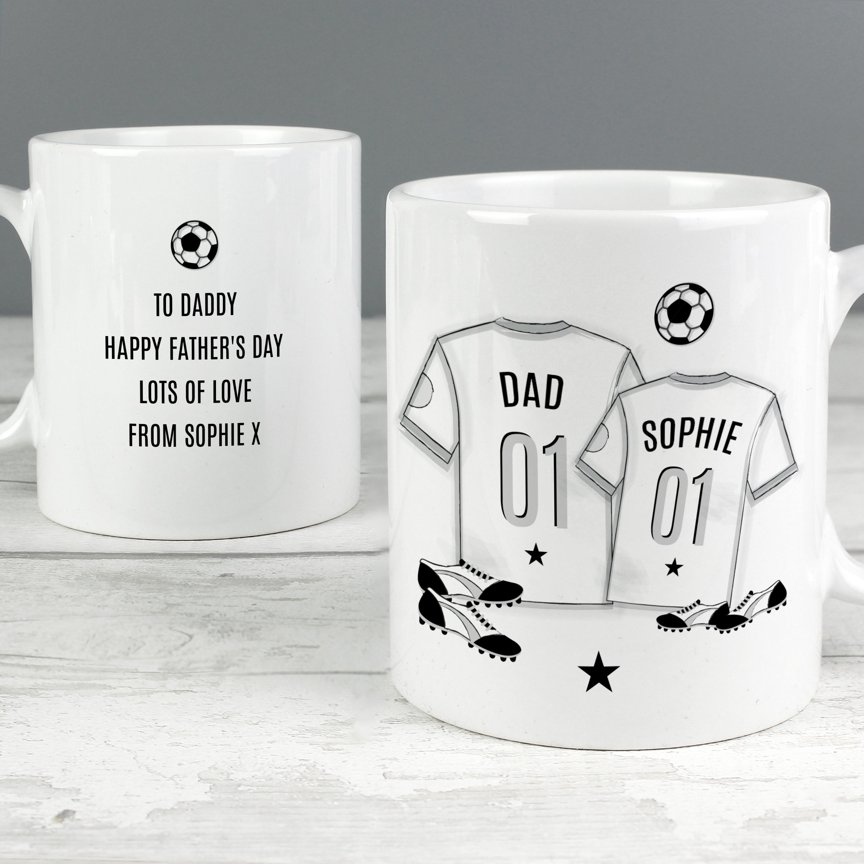 Mugs Personalised Football Mini Me Mug