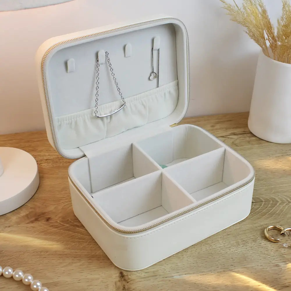 Trinket, Jewellery & Keepsake Boxes Personalised Heart Travel Jewellery Box