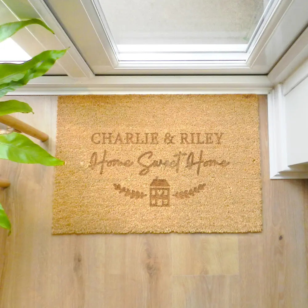 Doormats Personalised Home Sweet Home Rectangle Indoor Doormat