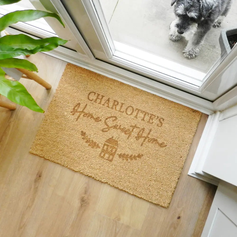 Doormats Personalised Home Sweet Home Rectangle Indoor Doormat