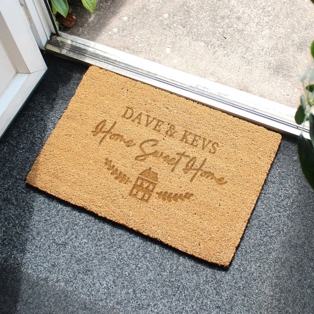 Doormats Personalised Home Sweet Home Rectangle Indoor Doormat