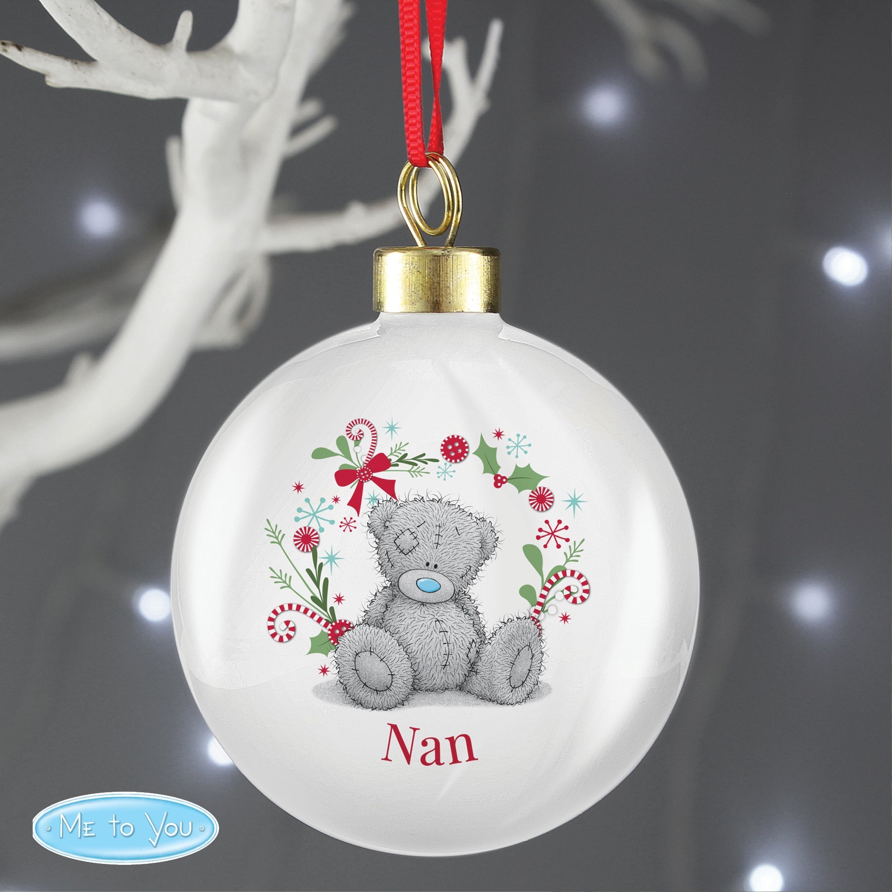 Licensed Products Personalised Me To You For Nan Grandma Mum Christmas Bauble