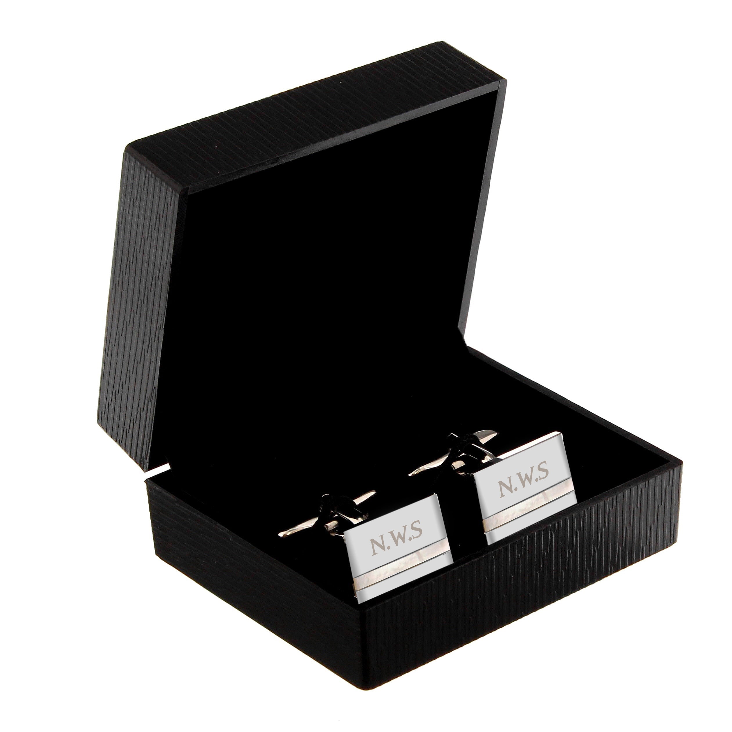Jewellery Personalised Mother of Pearl Cufflinks