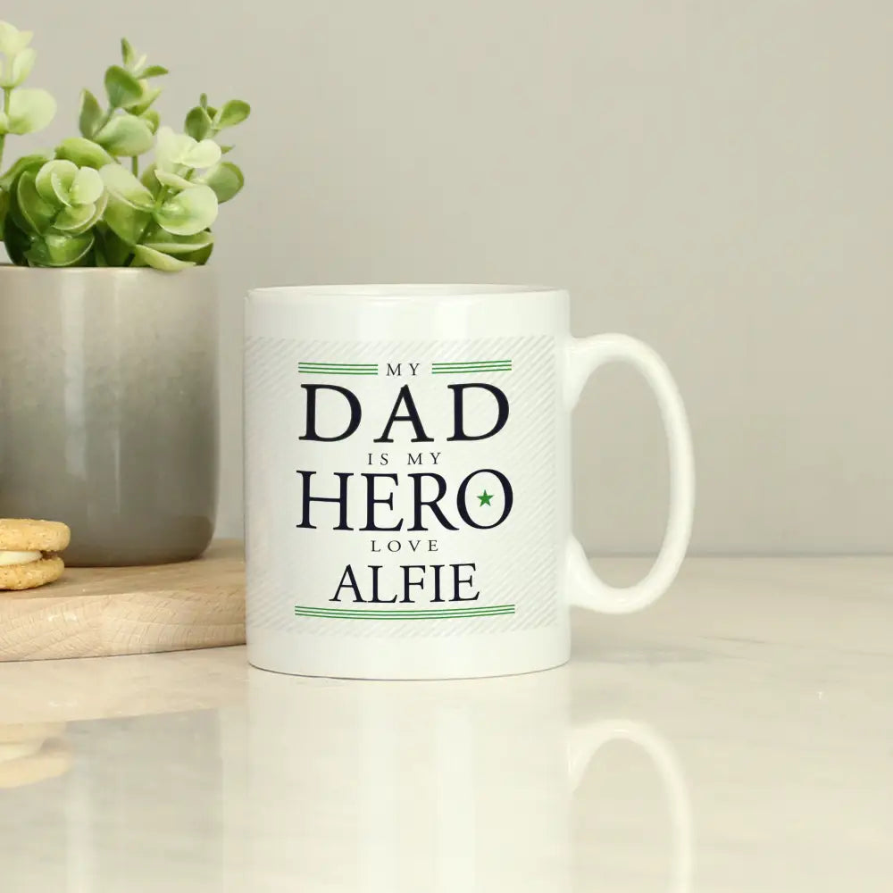 Mugs Personalised My Dad is My Hero Mug