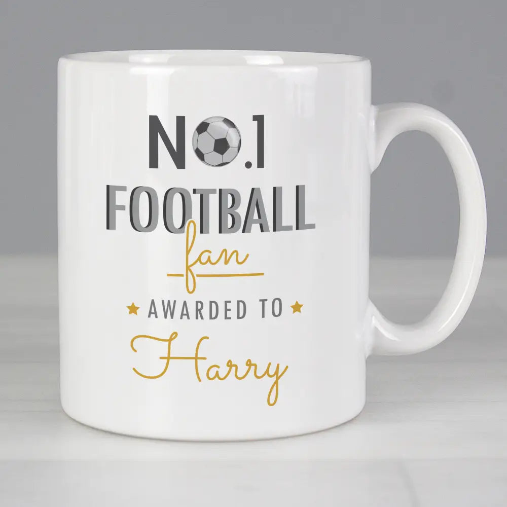 Mugs Personalised No.1 Football Fan Mug