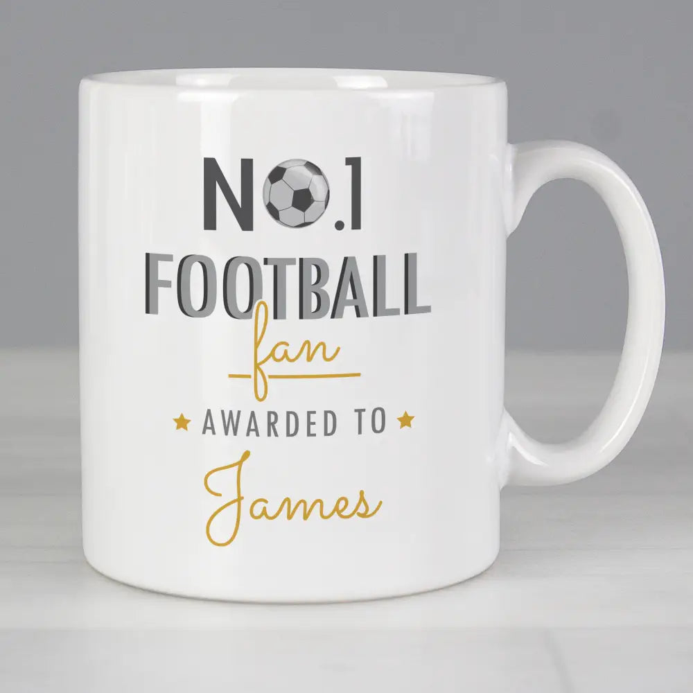 Mugs Personalised No.1 Football Fan Mug