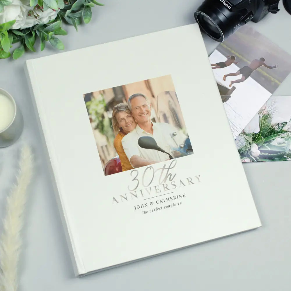 Photo Frames, Albums and Guestbooks Personalised Photo Upload 30th Anniversary Traditional Photo Album