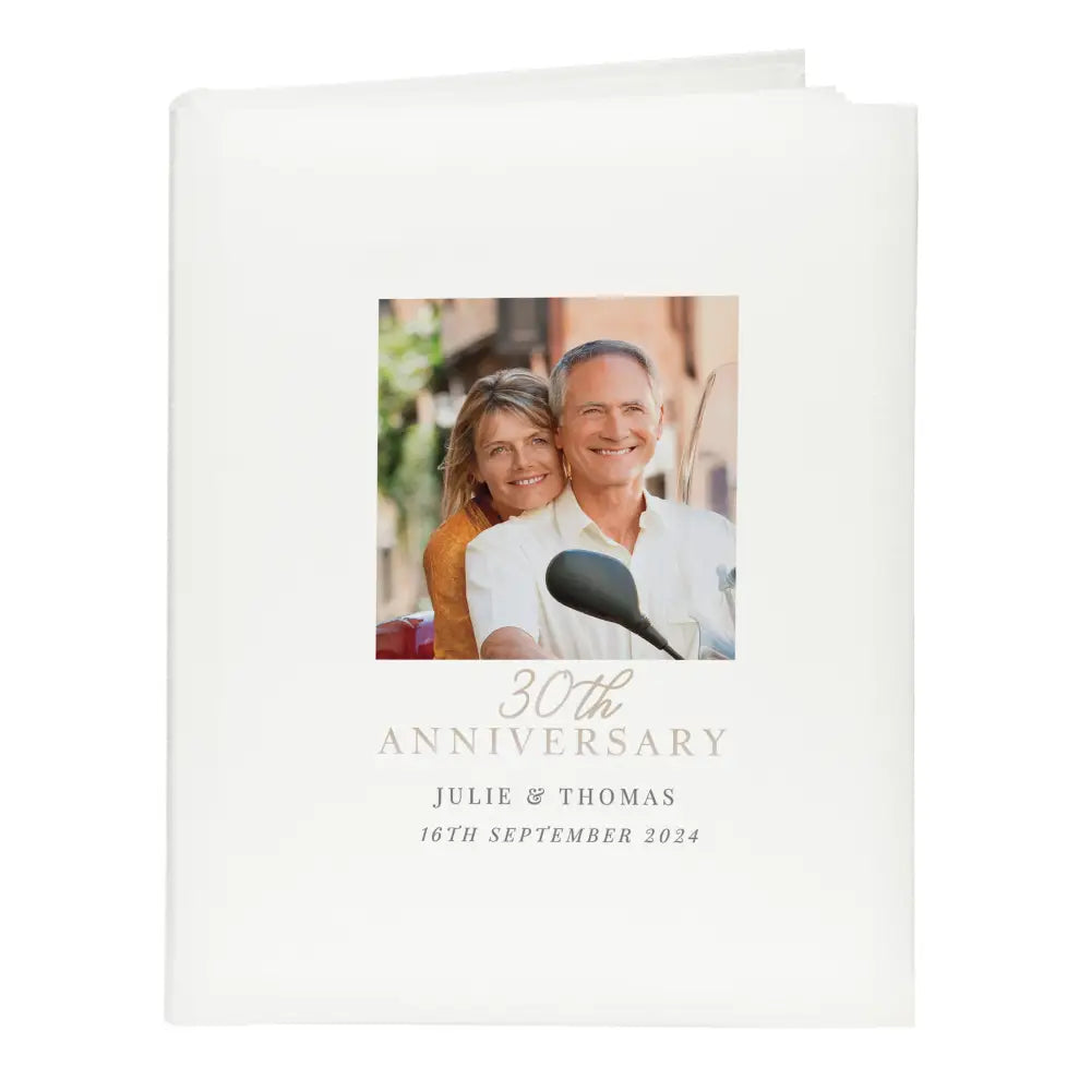 Photo Frames, Albums and Guestbooks Personalised Photo Upload 30th Anniversary Traditional Photo Album