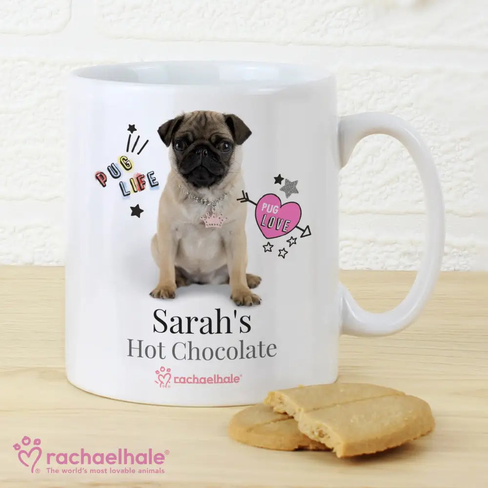 Mugs Personalised Rachael Hale Doodle Pug Mug