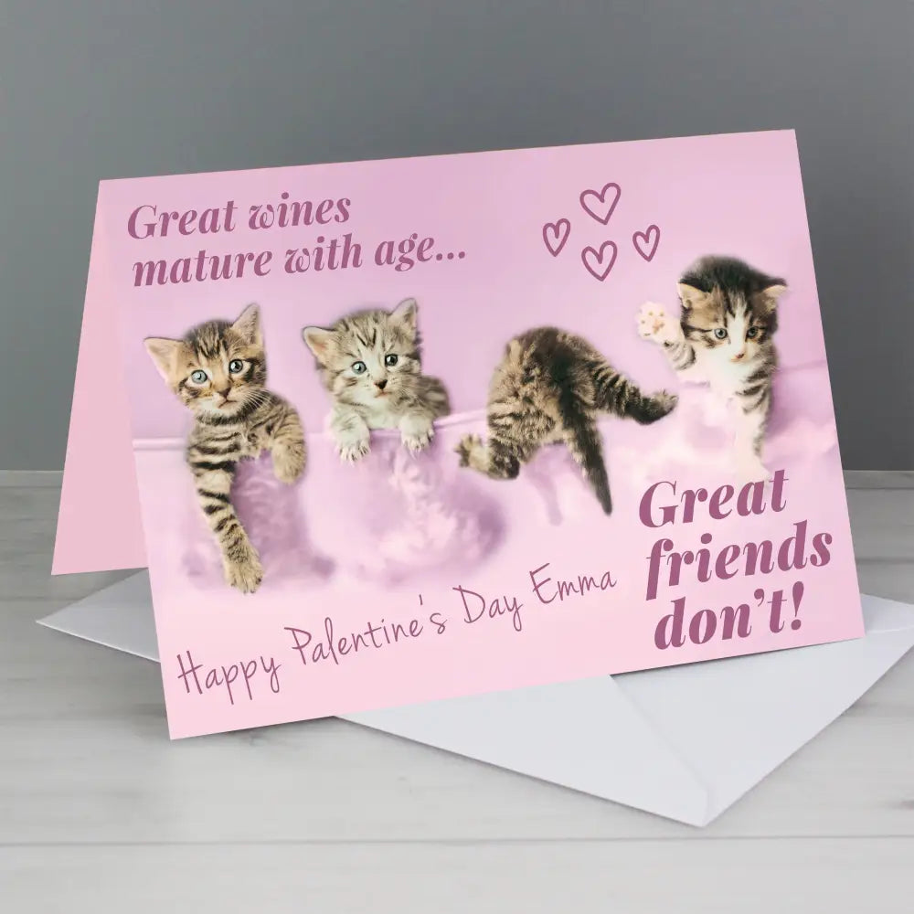 Greetings Cards Personalised Rachael Hale 'Great Friends' Card