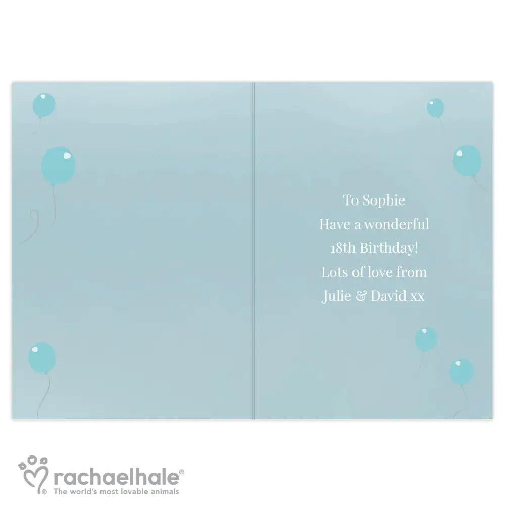 Greetings Cards Personalised Rachael Hale 'Party 'Til You Drop' Card