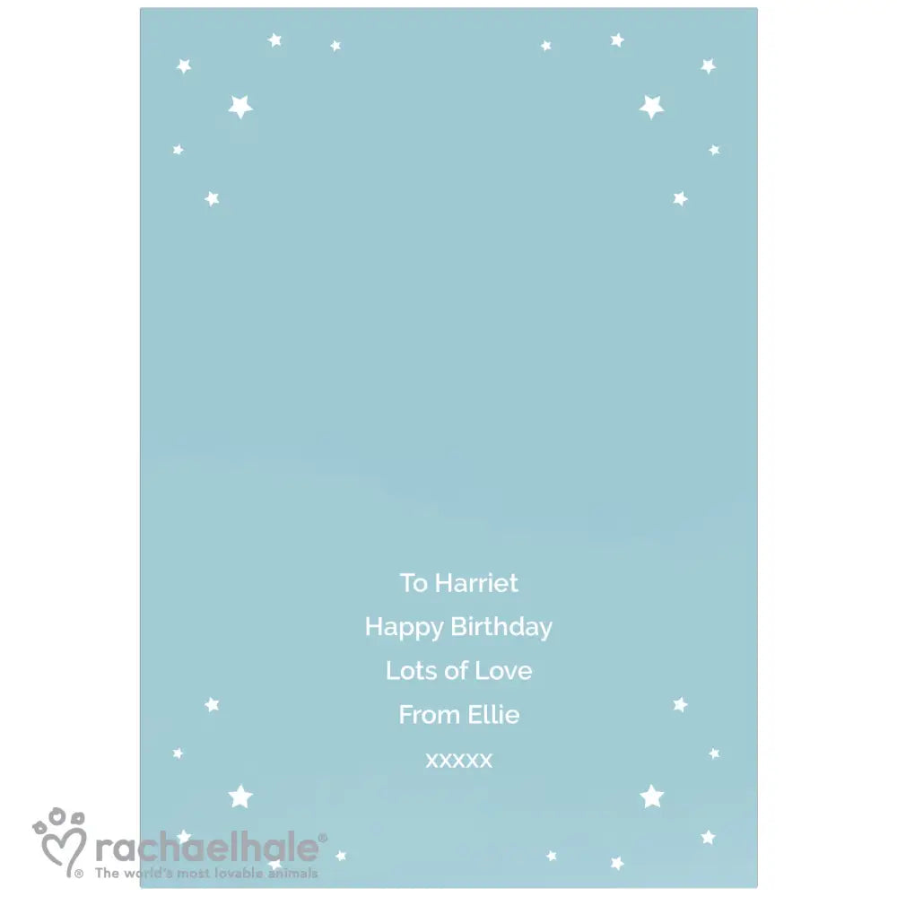 Greetings Cards Personalised Rachael Hale Purr-fect Birthday Card