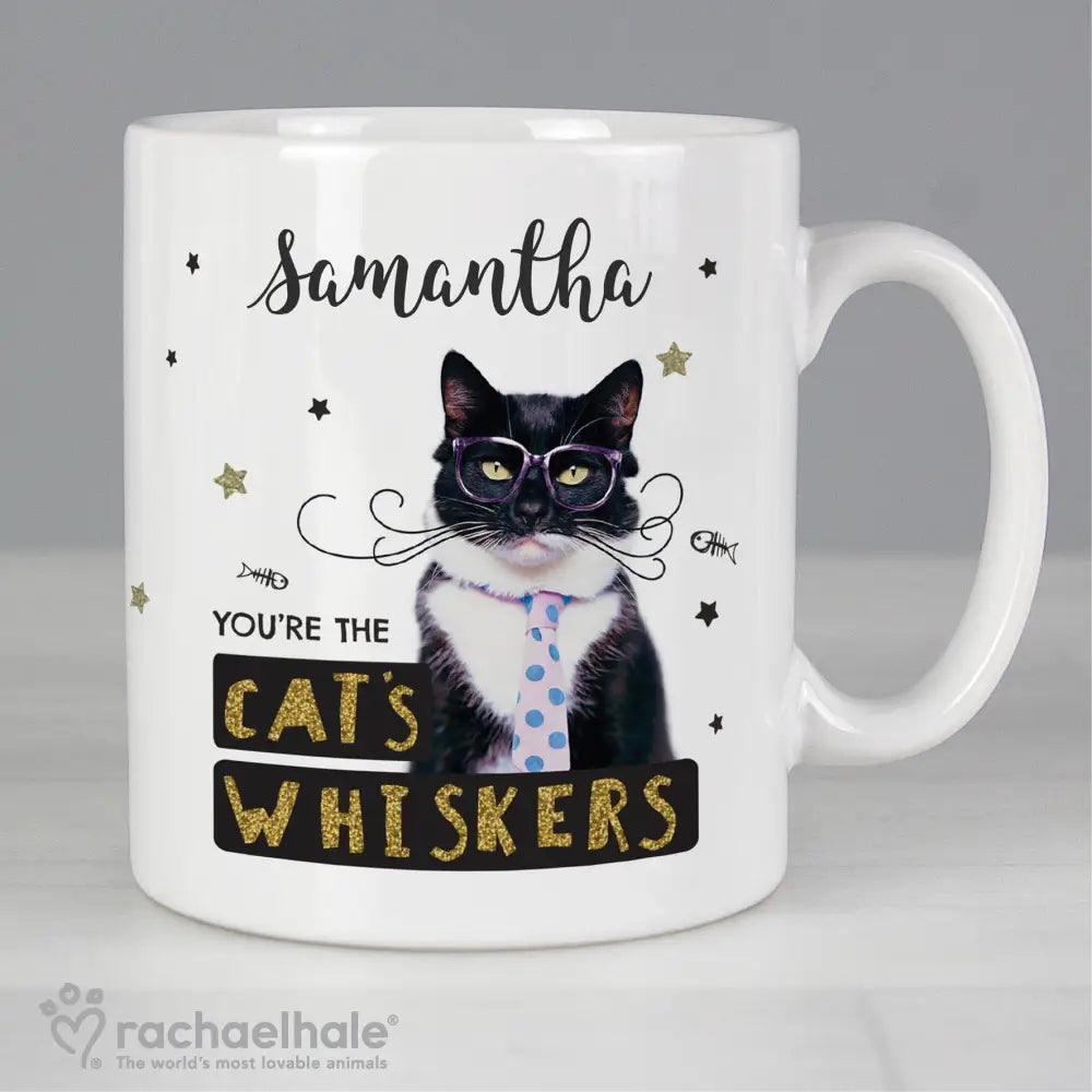 Mugs Personalised Rachael Hale 'You're the Cat's Whiskers' Mug