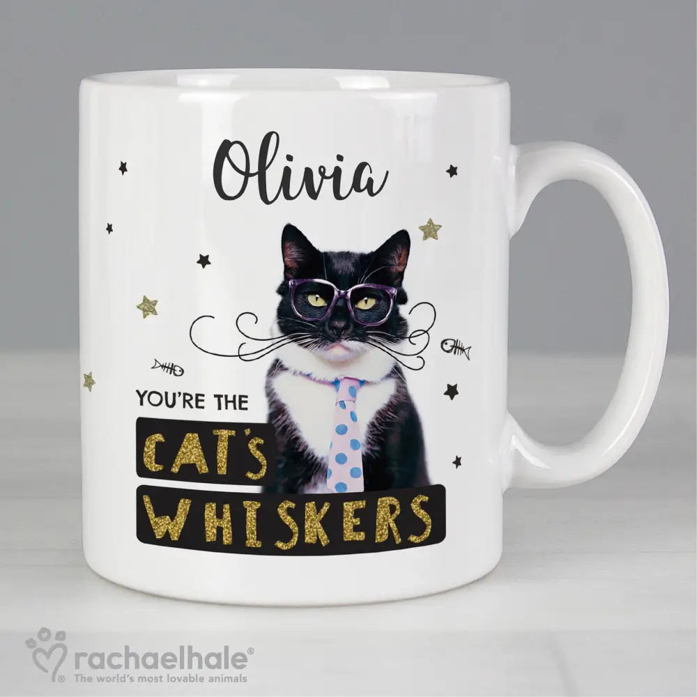 Mugs Personalised Rachael Hale 'You're the Cat's Whiskers' Mug