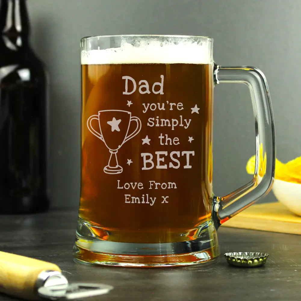 Glasses & Barware Personalised Simply The Best Pint Tankard