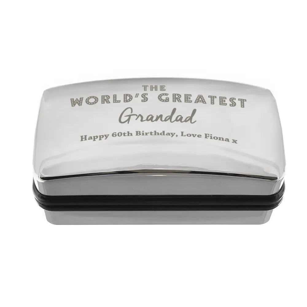 Jewellery Personalised 'The World's Greatest' Cufflink Box