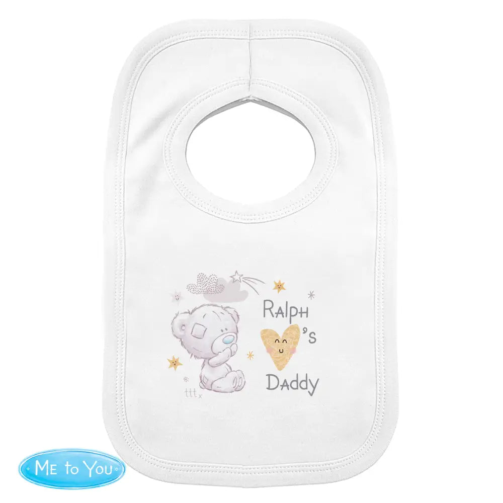 Mealtime Essentials Personalised Tiny Tatty Teddy I Heart Baby Bib
